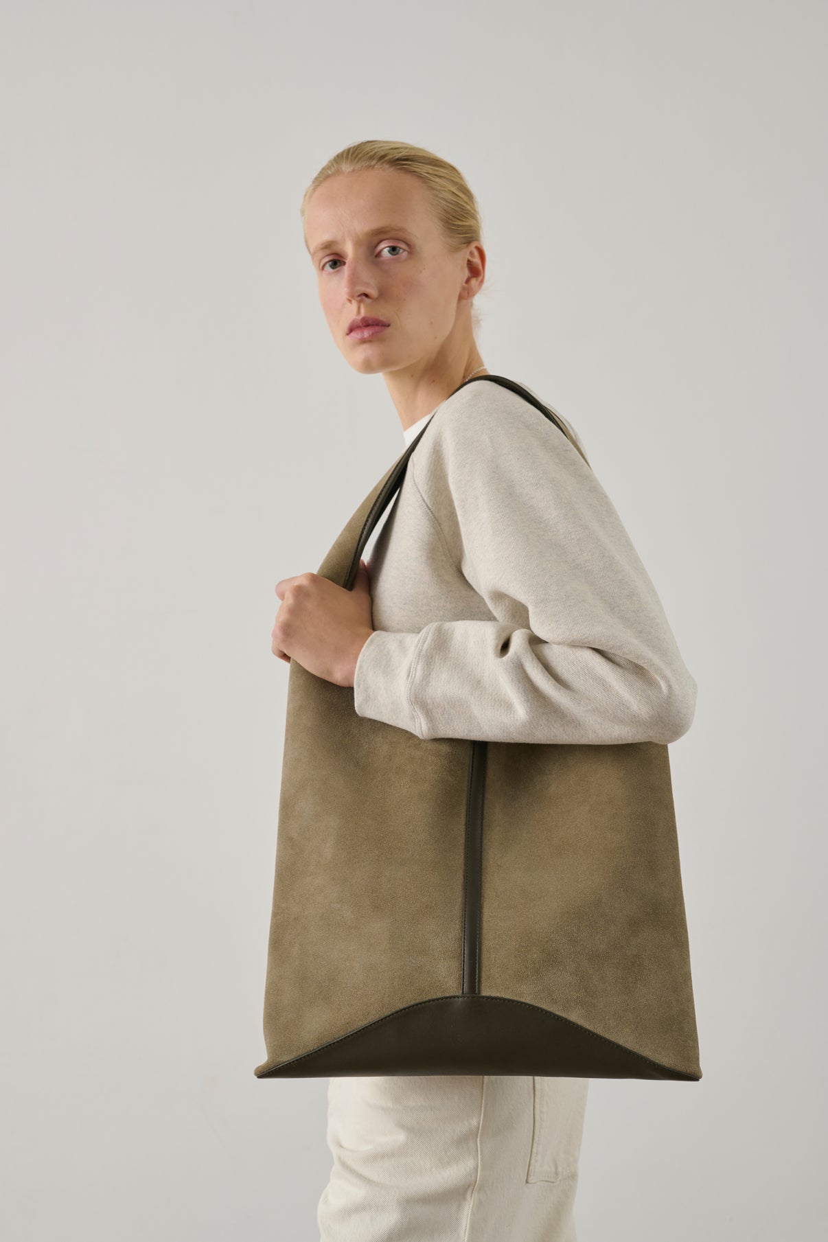 Cabas Delice - Gris - Cuir - Femme vue 3