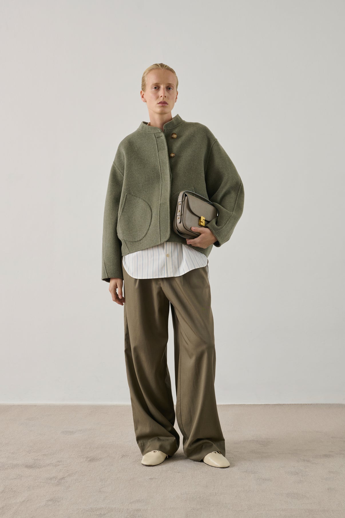 Pantalon Hugues - Taupe - Femme vue 1